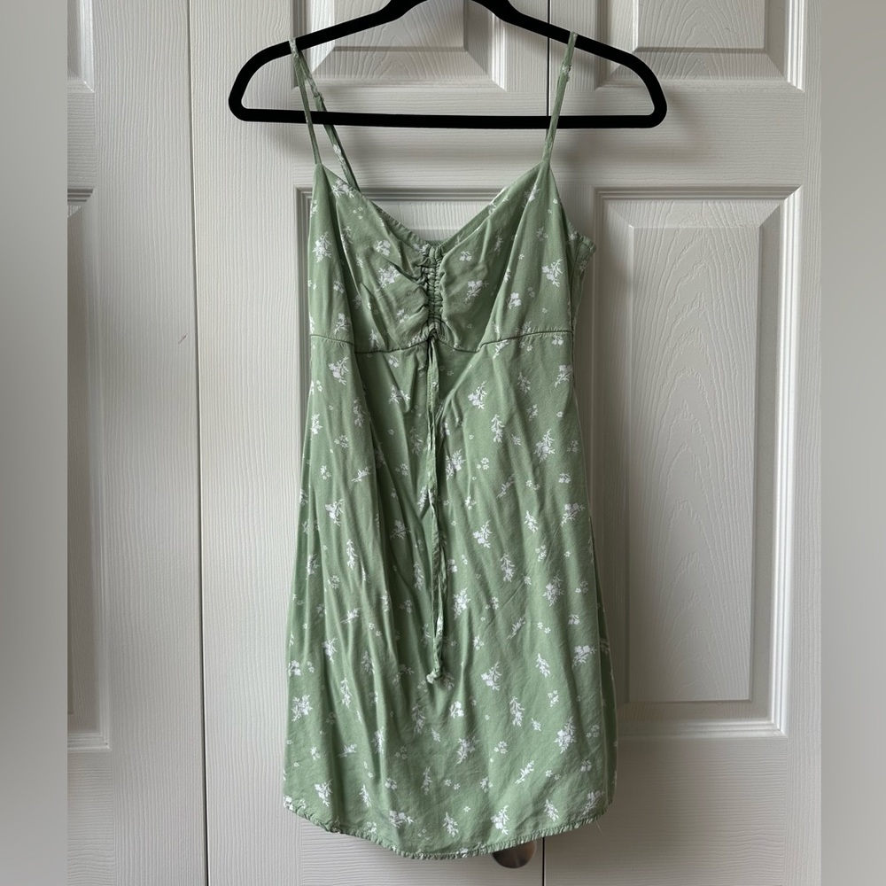 PacSun | L.A. Hearts Green Floral Mini Sundress size SMALL
